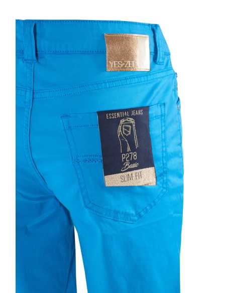 Pantalón corto loneta liso 5 bolsillos YES-ZEE