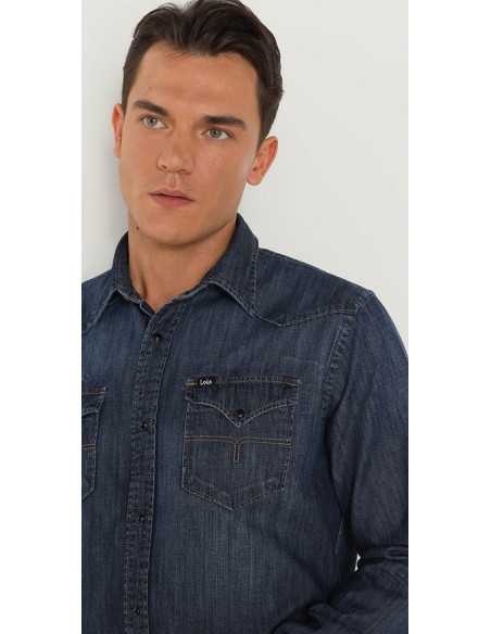 Camisa manga larga vaquera botones nacar LOIS Modelo 144963313