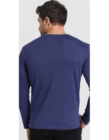 Camiseta manga larga anagrama pequeño pecho LOIS Modelo 184153742