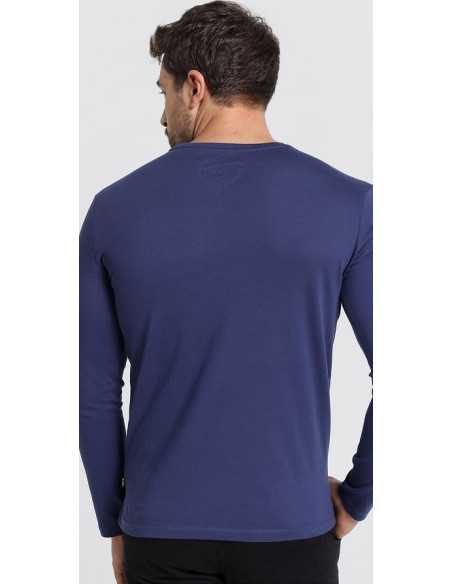 Camiseta manga larga anagrama pequeño pecho LOIS Modelo 184153742