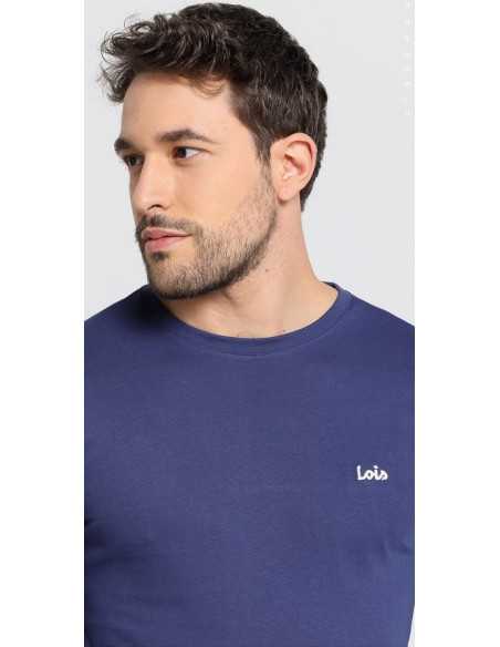Camiseta manga larga anagrama pequeño pecho LOIS Modelo 184153742
