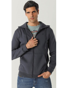 Sudadera capucha cremallera LOIS Modelo 164483023