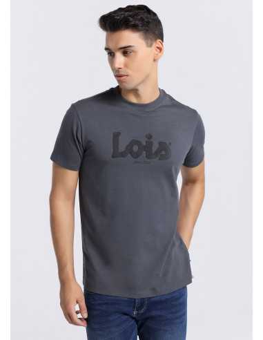 Camiseta manga corta letras pecho LOIS Modelo 157253322
