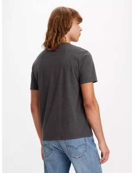 Camiseta gris oscuro manga corta anagrama pequeño bordado LEVI'S Modelo 566050149