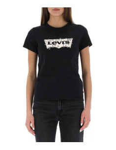 Camiseta negra manga corta anagrama flores LEVI'S Modelo ﻿173692544