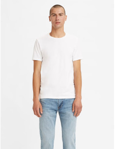 Camiseta manga corta blanca básica cuello redondo LEVI'S
