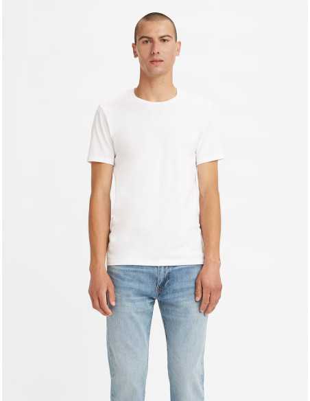 Camiseta manga corta blanca básica cuello redondo LEVI'S