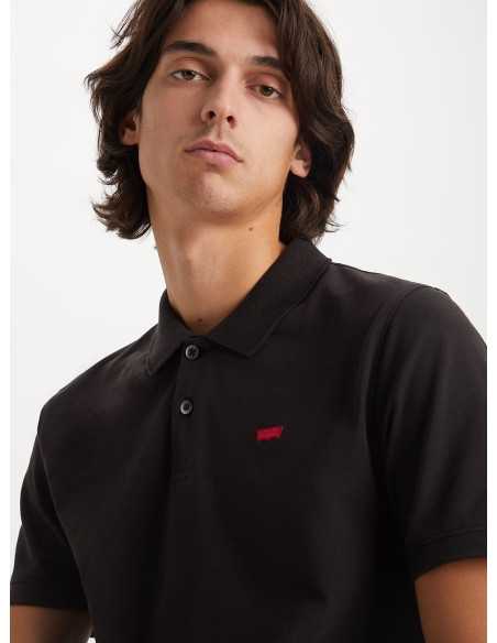 Polo negro manga corta negro piqué LEVI'S Modelo A48420015