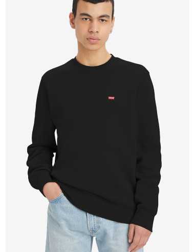 Sudadera negra cuello redondo anagrama bordado LEVI'S Modelo 359090003