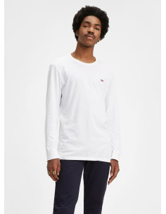 Camiseta blanca manga larga anagrama bordado LEVI'S Modelo 728480000