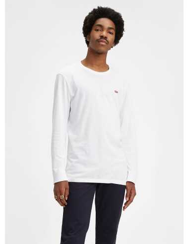 Camiseta blanca manga larga anagrama bordado LEVI'S Modelo 728480000