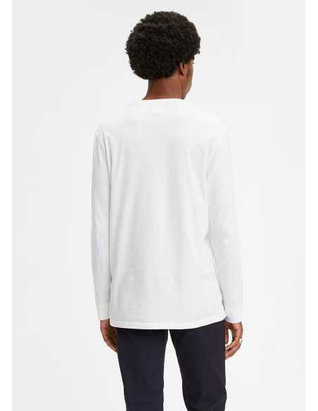Camiseta blanca manga larga anagrama bordado LEVI'S Modelo 728480000