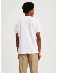 Camiseta manga corta blanca cuello redondo anagrama bordado LEVI'S Modelo 566050000 2
