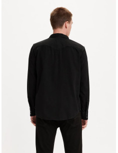 Camisa manga larga negra vaquera botones nacar LEVI'S Modelo 857440002 2