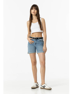 Short vaquero dobladillo bajo TIFFOSI modelo 10056127