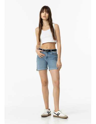 Short vaquero dobladillo bajo TIFFOSI modelo 10056127