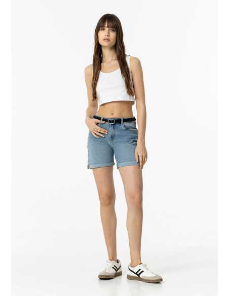 Short vaquero dobladillo bajo TIFFOSI modelo 10056127