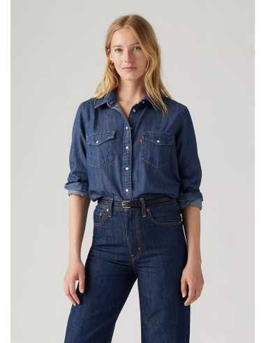 Camisa manga larga vaquera botones nacar LEVI'S modelo 167860016