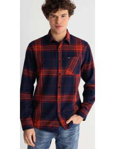 Camisa manga larga cuadros grandes LOIS modelo 145553960
