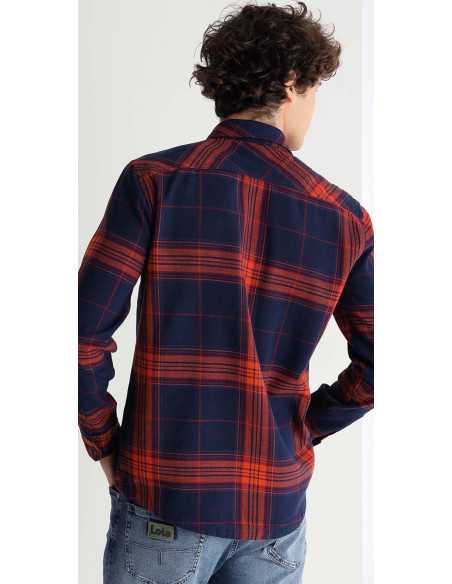 Camisa manga larga cuadros grandes LOIS modelo 145553960