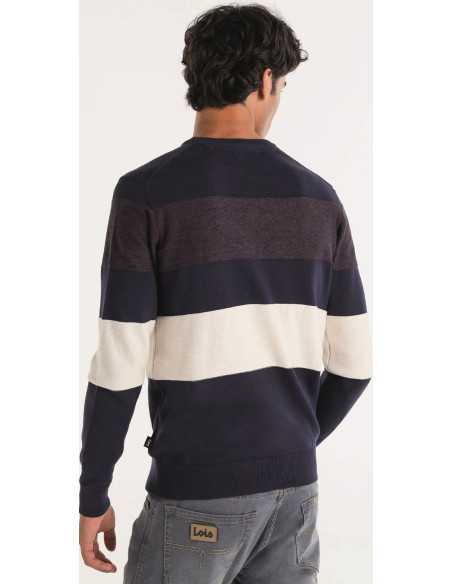Suéter manga larga punto franjas LOIS modelo 176593925
