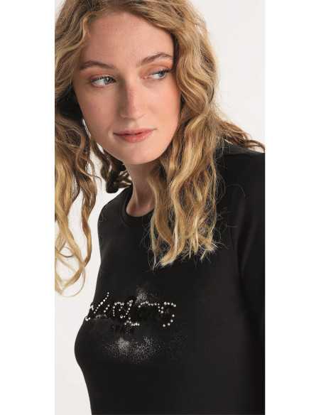 Camiseta manga larga pedrería pecho LOIS modelo 422882659