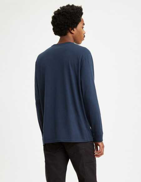 Camiseta manga larga anagrama pecho cuello redondo LEVIS modelo 728480001