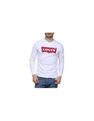 Camiseta manga larga anagrama pecho LEVI'S blanca Modelo: 360150010