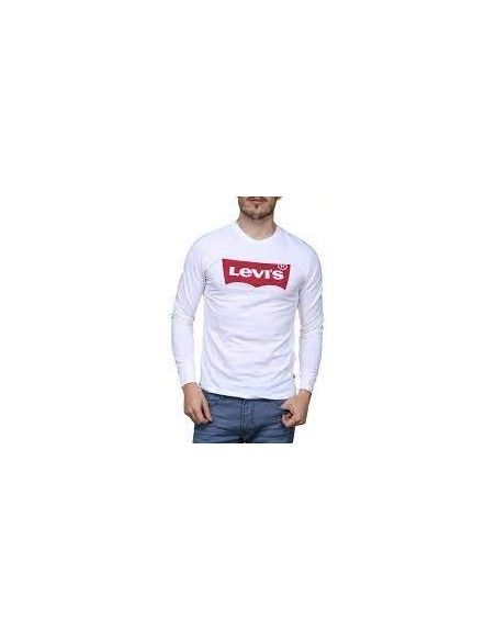 Camiseta manga larga anagrama pecho LEVI'S blanca Modelo: 360150010