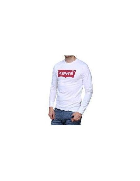 Camiseta manga larga anagrama pecho LEVI'S blanca Modelo: 360150010