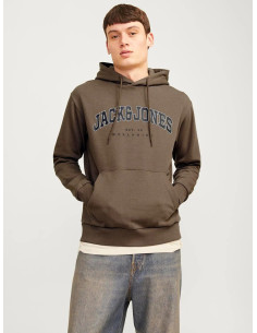 Sudadera capucha logo pecho JACK&JONES modelo 12256521