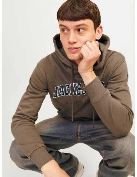 Sudadera capucha logo pecho JACK&JONES modelo 12256521