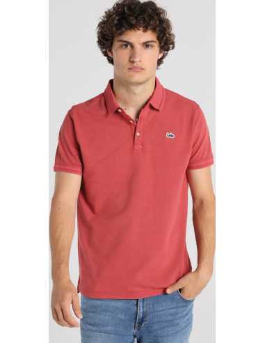 Polo manga corta pique anagrama bordado pequeño LOIS modelo 132553878