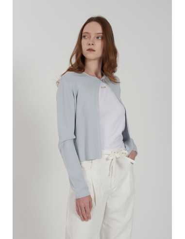 Chaqueta abierta punto YES-ZEE modelo 1017 - M416/LG00