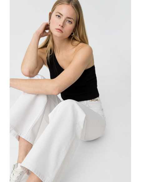 Pantalón vaquero ancho tiro alto TIFFOSI modelo 10059378