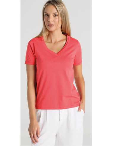Camiseta manga corta cuello pico LOIS modelo 42265-2498