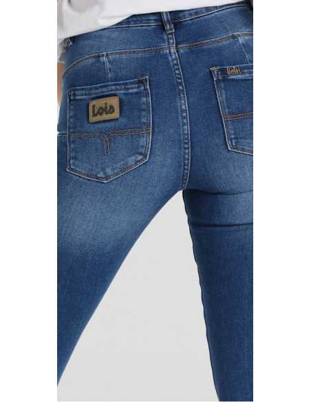 Pantalón vaquero modelo pushy flare-magic campana LOIS modelo 20768-2618