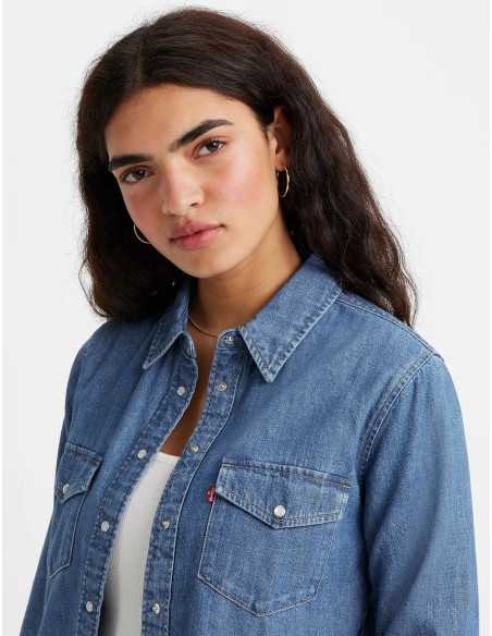 Camisa manga larga vaquera botones nacar LEVI'S modelo 167860017