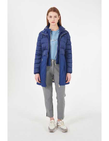 Parka larga acolchada cremallera YES-ZEE modelo 1026 - O003/M800
