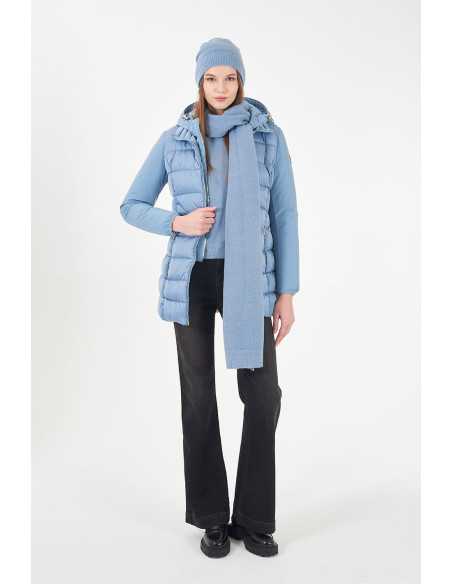 Parka acolchada combinada cremalleras YES-ZEE modelo 1025 - 0045/M800