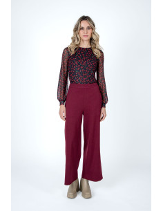Pantalón largo ancho liso LYLU modelo A2529113