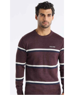 Suéter manga larga punto 2 franjas color LOIS modelo 176732826
