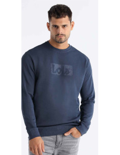 Sudadera cuello redondo anagrama difuminado LOIS modelo 166213495