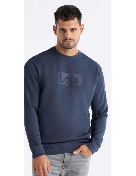 Sudadera cuello redondo anagrama difuminado LOIS modelo 166213495