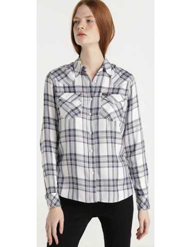 Camisa manga larga cuadros entrelazados LOIS modelo 431182887