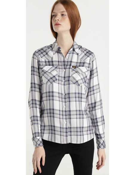 Camisa manga larga cuadros entrelazados LOIS modelo 431182887