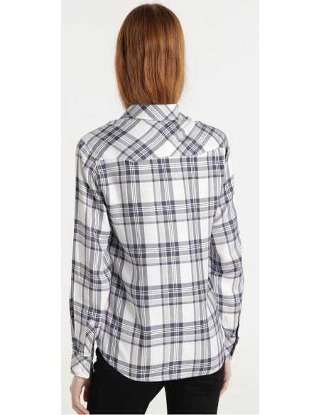 Camisa manga larga cuadros entrelazados LOIS modelo 431182887