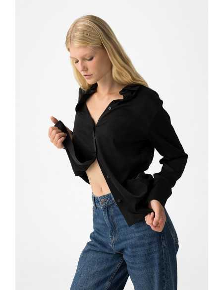Camisa manga larga lisa brillo TIFFOSI modelo 10062896