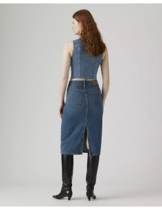 Falda larga vaquera abertura trasera LEVI'S modelo 001VH0006 2