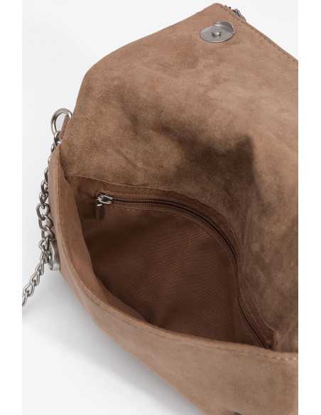 Bolso cadena plateada cremallera ojales TIFFOSI modelo 10065715